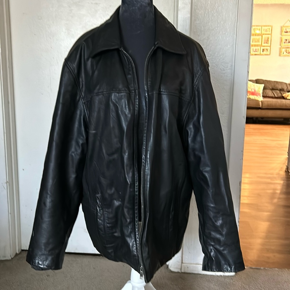Leather Coat